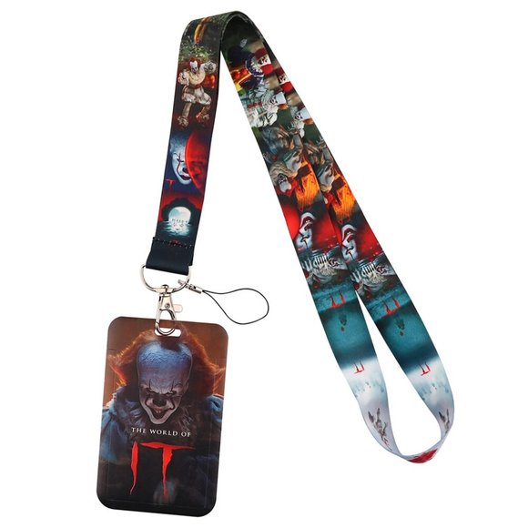 It Pennywise Lanyard Keychain with ID Holder ⭐2 for 15⭐ - Picture 1 of 3